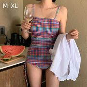 レディース ビキニ 水着 ワンピース 海水浴 プール ショートスカート少女風 デザイン感 伸縮性 シンプル
