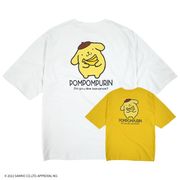 ポムポムプリン サンリオキャラクターズ ビック Tシャツ 半袖 バック プリント フルーツ