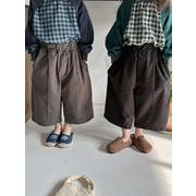 2024新作 韓国風  ベビー服  子供服 男女兼用 ストレートシリンダ八分ズボン 3色 80-140cm
