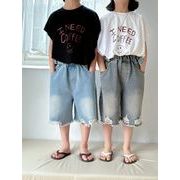 2024夏新作 子供服 韓国風子供服 男女兼用 ズボン 半ズボン ショーツパンツ2色 90-150cm