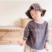 2024年 新作 韓国風子供服 新しいスタイル 夏半袖Tシャツ 　2色 80-130cm