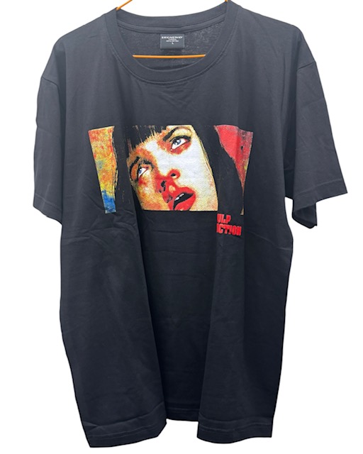 MOVIE TEE  映画Ｔ-シャツ PULP FICTION パルプフィクション　Mia Wallace　オーバードース