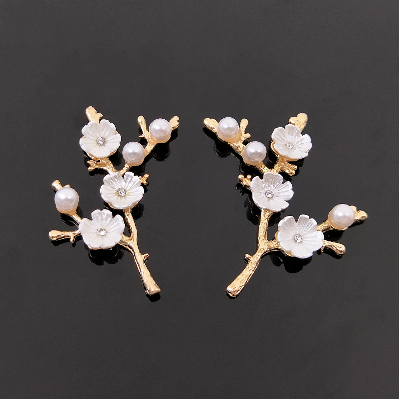 アクセサリーパーツ リーフ 枝 メタルチャーム 葉 ナチュラル おしゃれ ハンドメイド ピアス イヤリング