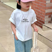 子供服　80~140cm　キッズＴシャツ　ビンテージ　半袖　韓国キッズ服