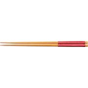 糸巻き菜箸　赤　32cm 6F26-8