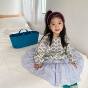 春秋　女の子　子供服 　トップス　Tシャツ長袖 可愛い  花柄　韓国ファッション　お姫様　キッズ