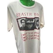 ビンテージ風タイプ　ROCK TEE  ビースティボーイズ　Beastie Boys WHITE