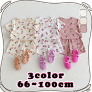 ★Baby★　ベビー服　66~100cm　ベビーTシャツ＋パンツ　ルームウェア　韓国キッズ服