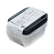 楽ちんパック　角型180ml3個組クリアBLK【まとめ買い10点】