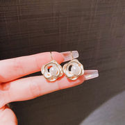 S925ポスト ピアス パール ハンドメイド ピアス　ピアス キャッチ ピアス イヤリング 2024新作