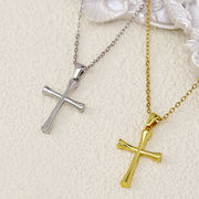ネックレス ステンレス クルス チェーン アクセサリー  サージカルステンレス ネックレス  韓国 2024新作