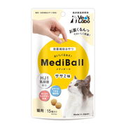 ジャパンペットコミュニケーションズ　メディボール 猫用 ささみ味 15個入り