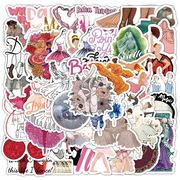 50枚入り　ダンス   バレエ関連　ステッカーパック　バレエステッカー　手帳素材 　シール 　バレエ雑貨