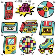 超新作 アイロンワッペン  アイロン刺繍 ワッペン アップリケ 可愛い DIY 服 工芸品の装飾  貼り付けパーツ