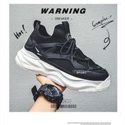 シューズ スニーカー 運動靴 厚底 メッシュ 通気 靴 メンズスニーカー