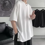 メンズ・半袖・Tシャツ・ブラウス・夏新作 ・ゆとり・カジュアル・トップス・M-3XL
