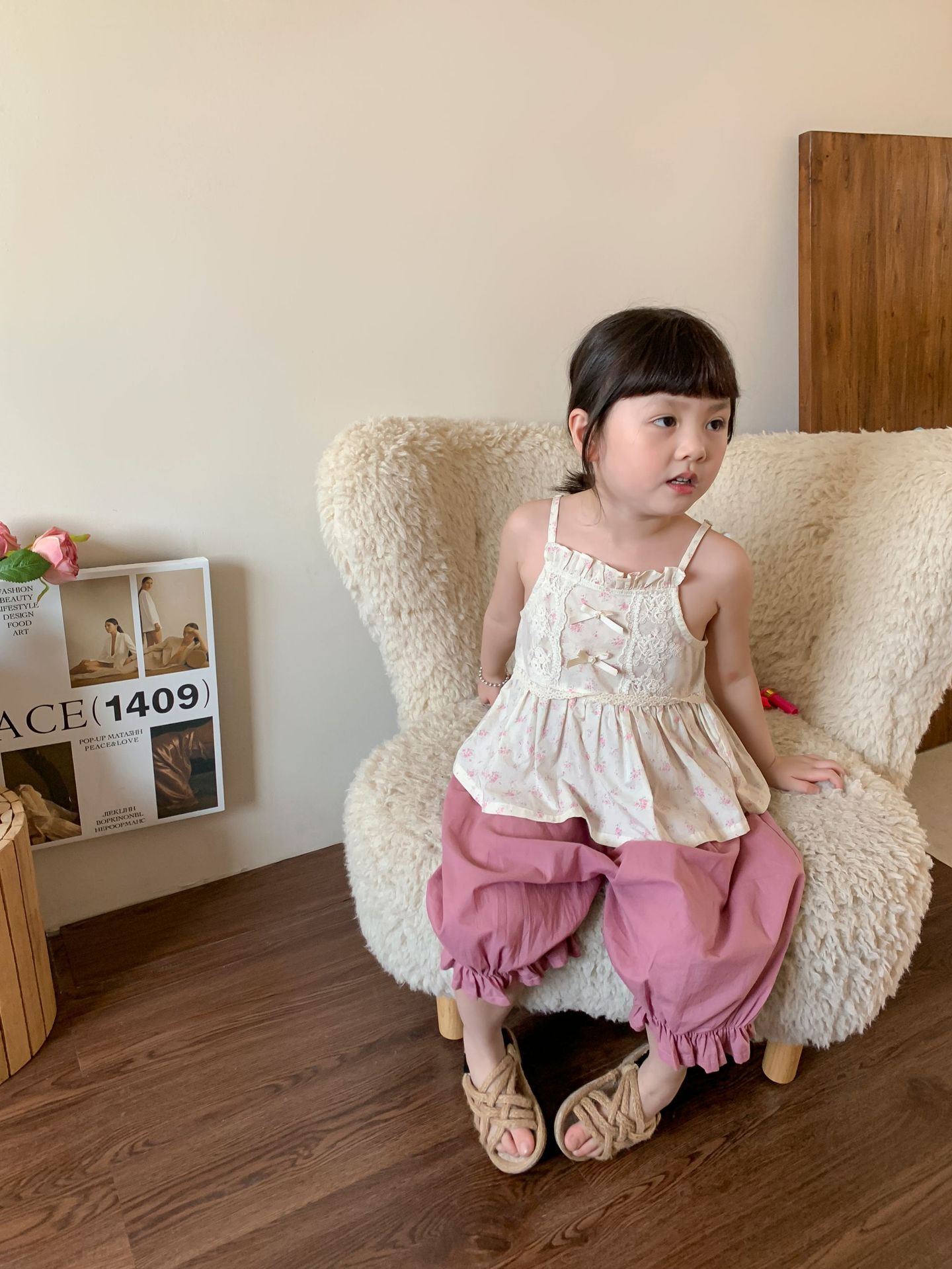 2024春夏新作☆韓国子供服☆ベビー服☆キッズ服☆袖なし tシャツ