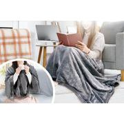 USB給電式フランネル電気毛布	HAC4392