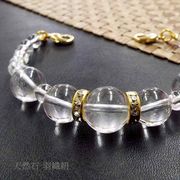 天然石 羽織紐 和装小物 着付け小物 天然水晶 クォーツ ゴールド 《SION 天然石 パワーストーン》