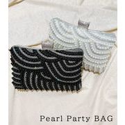 【2024新作】パール＆ラインストーンパーティーBAG★バッグ05