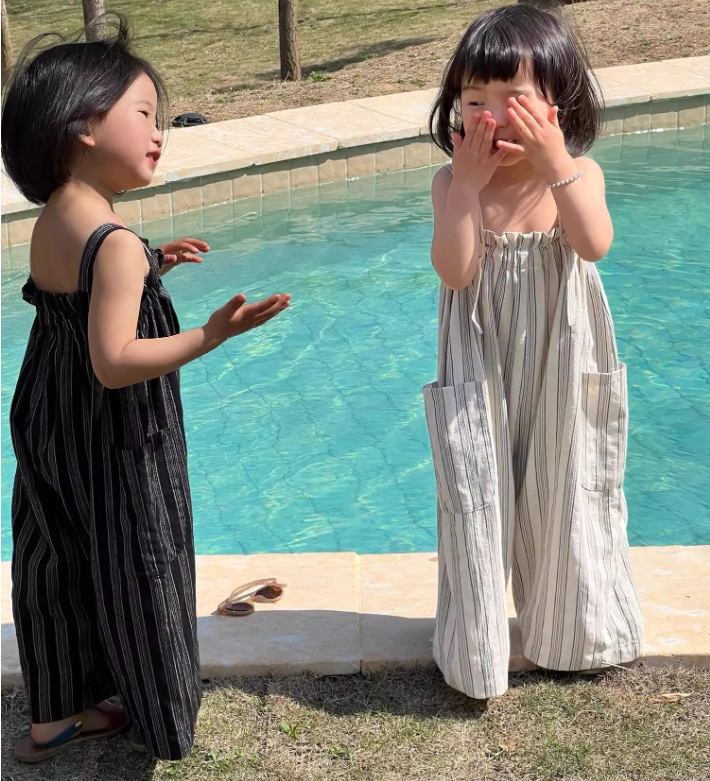 2024年夏新作 韓国子供服 キッズ服 サロペット オーバーオール