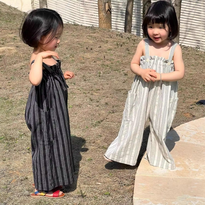 2024年夏新作 韓国子供服 キッズ服 サロペット オーバーオール