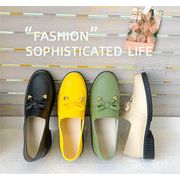 誰もが好きな靴 ローバレル雨靴 雨靴 作業用ゴム靴 2024夏 蝶ネクタイ雨靴 レインシューズ ローファー