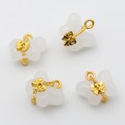 最安値＆当日出荷/A級ガラスパーツ使用/蝶々/ペンダント/春夏アクセサリー/トレンドパーツ