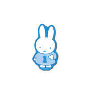 miffy ダイカットビニールミニステッカー ミッフィー 青 キャラクター 絵本 うさぎ イラスト グッズ MIF068