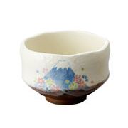 【新登場！安心の日本製！クラフトマンハウスの食器！】小ぶり抹茶碗（富士）