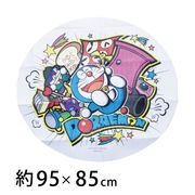 【直送可】 ドラえもん 丸形 ふんわりレジャーシート 【キャラクター ピクニックシート 厚手 子供 遠足】