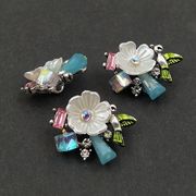 手芸用品 ハンドメイド アクセサリー ビーズ ビジューパーツ アクセサリーパーツ フラワー カボション