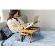 この価格なら満足です 引き出し カードスロット付き 携帯用テーブル ベッドの上の小さなテーブル