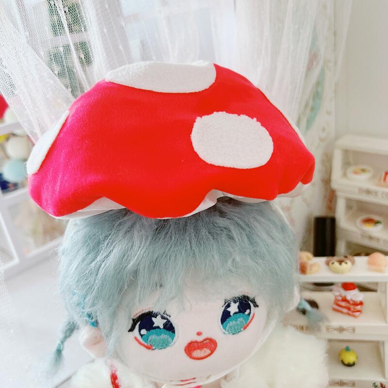 着せ替えぬいぐるみ ミニドール ぬいぐるみ用 20cmぬい服 ボア キノコ