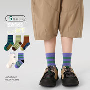 ins 秋新作　韓国風　子供靴下　ソックス　キッズ　靴下　5足組　可愛い　おしゃれ　1～12歳　雑貨