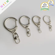 diy キーホルダーパーツ 基礎金具 キーリング チャーム カン付き カラビナ ハンドメイド