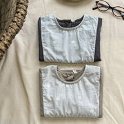 子供服　80~130cm　キッズブラウス　レースTシャツ　長袖　韓国キッズ服