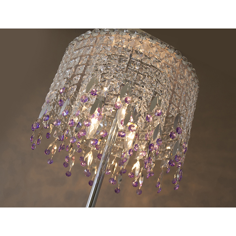 高級 シャンデリア 5灯 【LED対応 E12/40W水雷型】フロアランプ