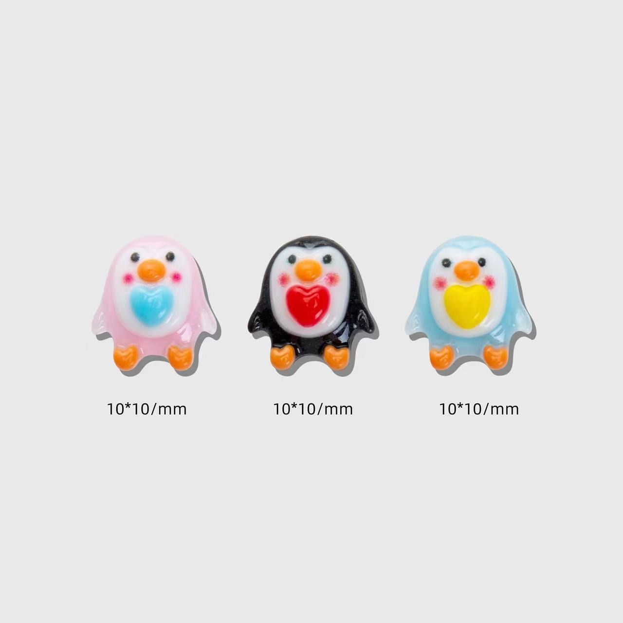 50個セット ペンギン ネイルパーツ 樹脂 ペンギンパーツ ネイル