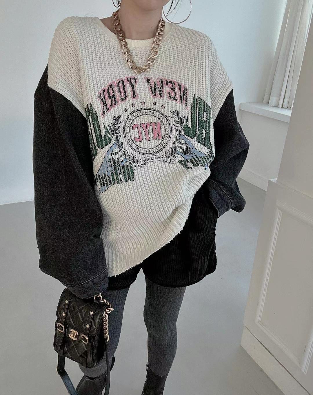 今季マストバイ　夏秋新作　気質   韓国系 カジュアル系 おしゃれ  トップス トレーナー