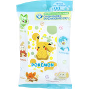 ポケットモンスター ウエットティシュ 水99％ ノンアルコール除菌 20枚入