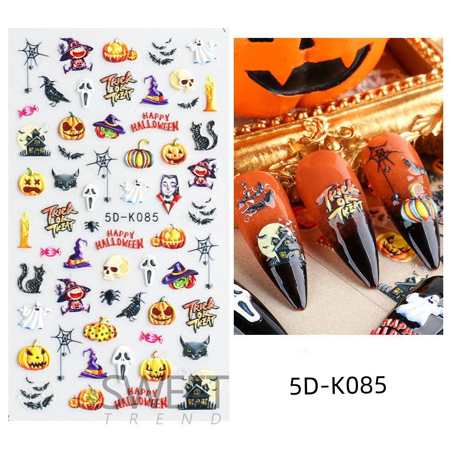 かぼちゃ 唇 幽霊 ハロウィン 仮装 個性的 ネイルシール ネイルパーツ