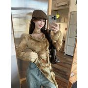 今季マストバイ　   気質  トップス  設計感  ファッション   不規則   Tシャツ