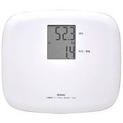 ドリテック　ボディスケール「クラベール」　ホワイト　体重計