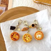 エッグタルトチャーム　多用途　スマホDIY　ストラップ　韓国スマホアクセサリー