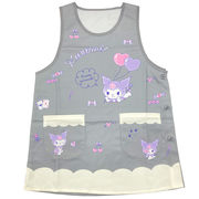 クロミ エプロン 転写脇釦 M～L グレー 888042