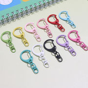 新作 キーホルダー金具   ハンドメイド キーリング 飾り アクセサリー DIY 手芸用品