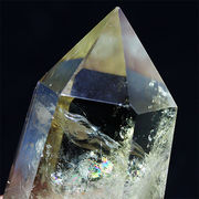 スモーキーシトリンファントム ポイント Citrine 黄水晶 置物 風水