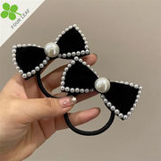 蝶結び シュシュ 髪留め ヘアゴム 髪飾り ヘアアクセサリー かわいい ファッション