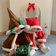 2024新作サンタ服  ベビー服  キッズ  クリスマスマント   マントとウール   73cm-100cm